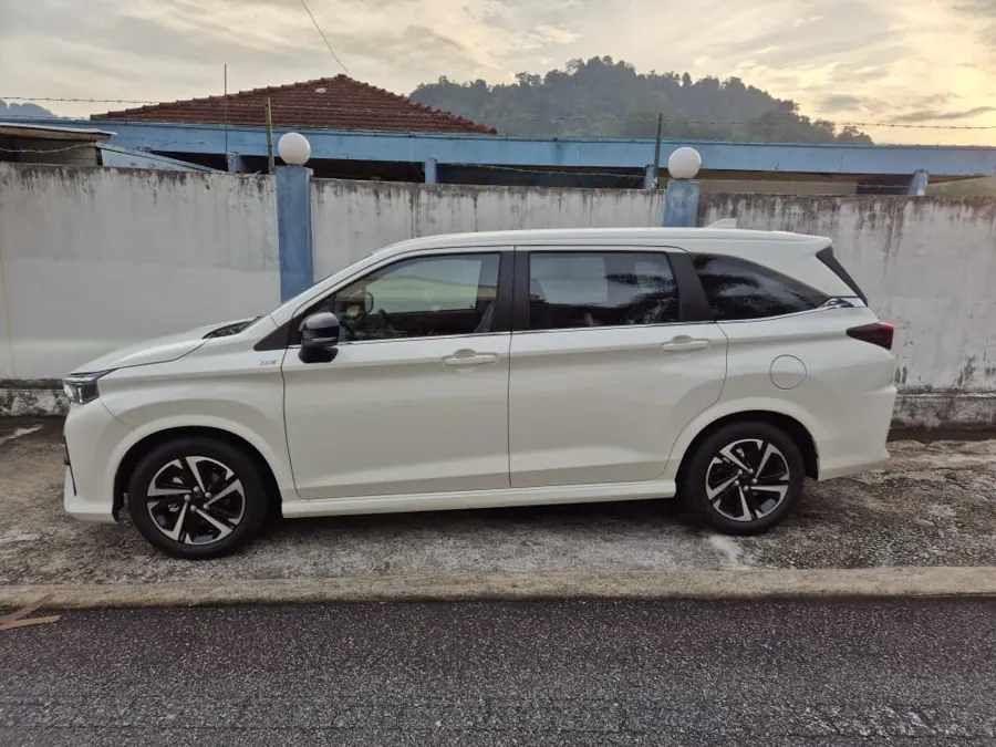 Perodua Alza · White