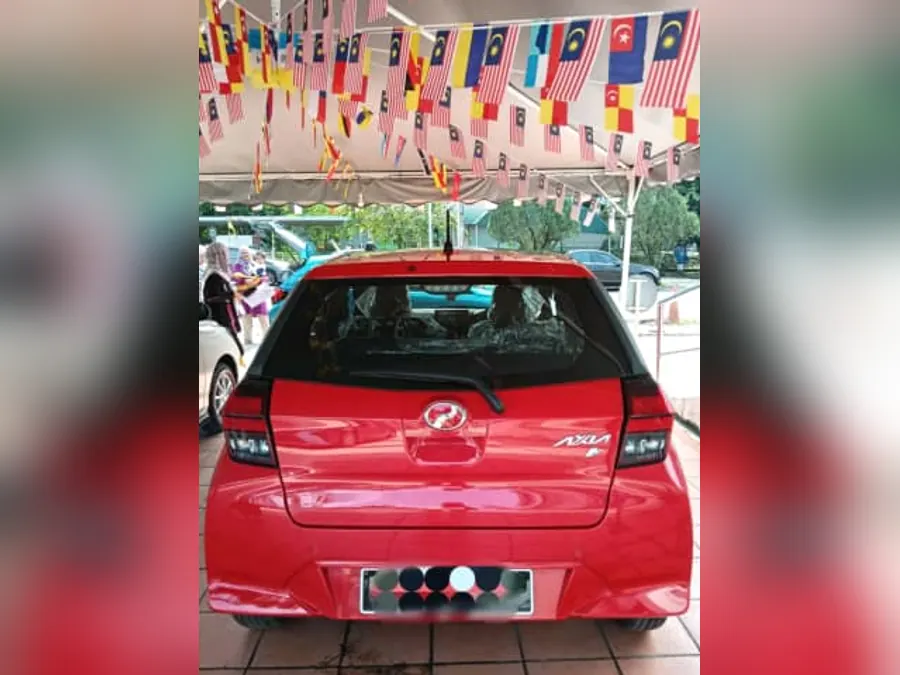 Perodua Axia · Red